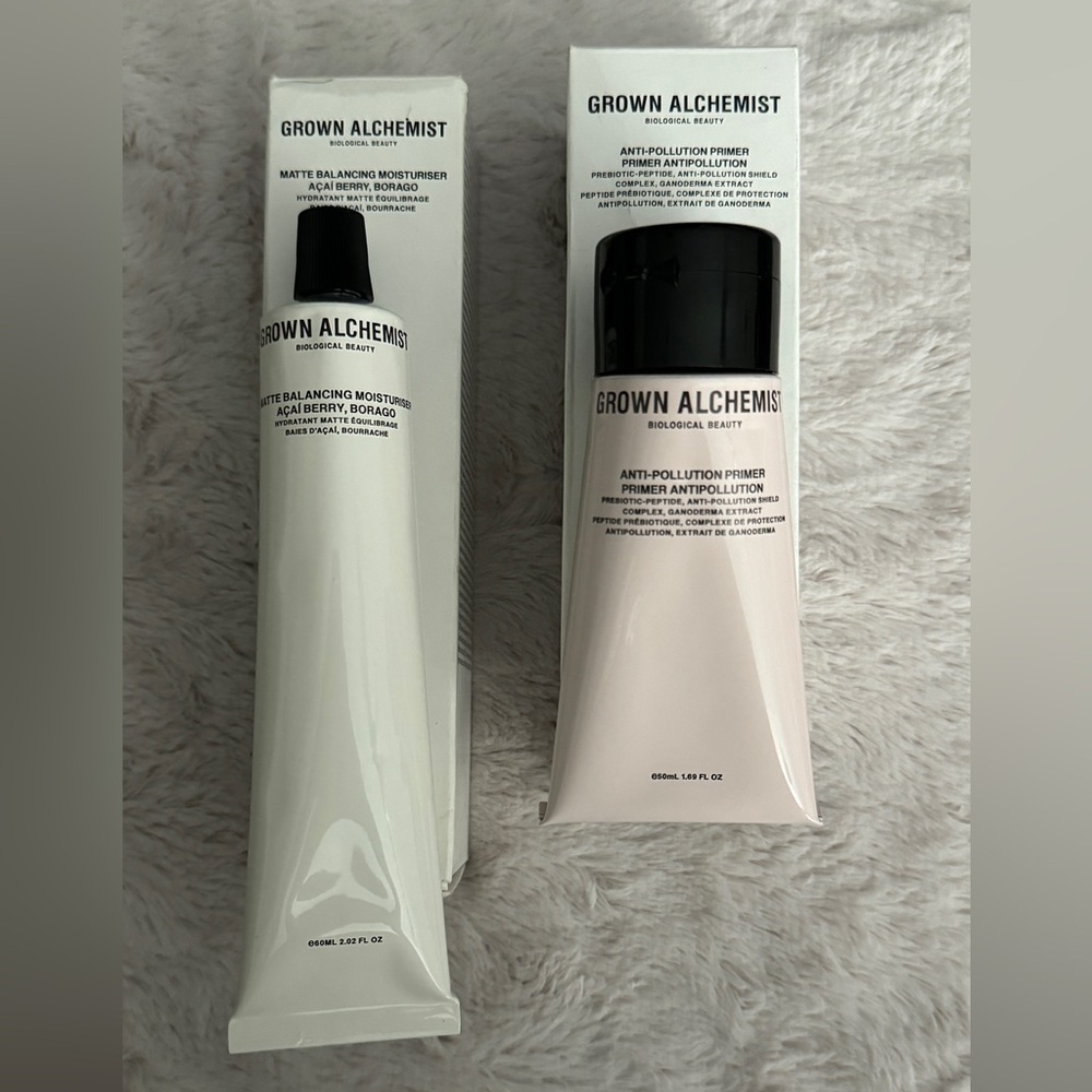 Grown Alchemist Bundle! Matte Balance Moisturizer + Anti Pollution Primer NIB